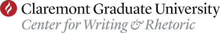The CGU Center for Writing & Rhetoric Logo